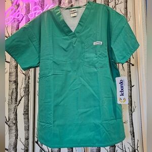 Lebardo Cotton Lined Scrub Top